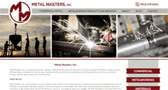 Desktop Screenshot of metal-mastersinc.com